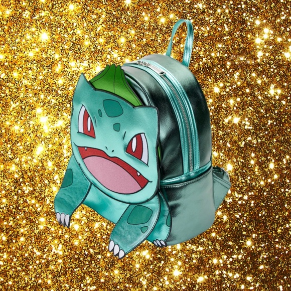 Loungefly Pokémon Bulbasaur Cosplay Mini Backpack and Wallet - Picture 4 of 8